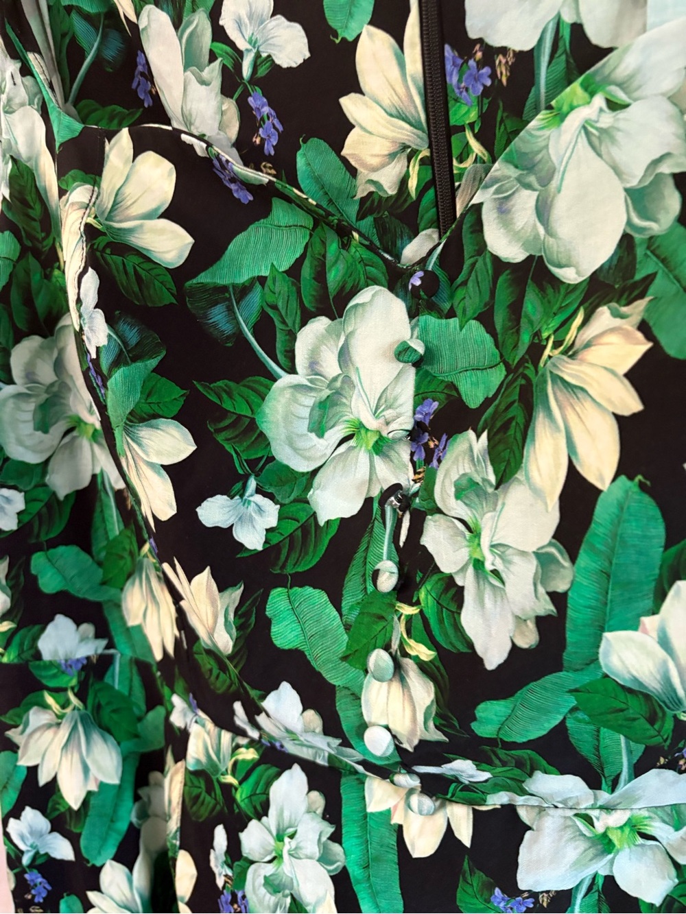 NWT Anthropologie The Cecily Floral Green Sweetheart Midi Dress Size 2X - Picture 7 of 11